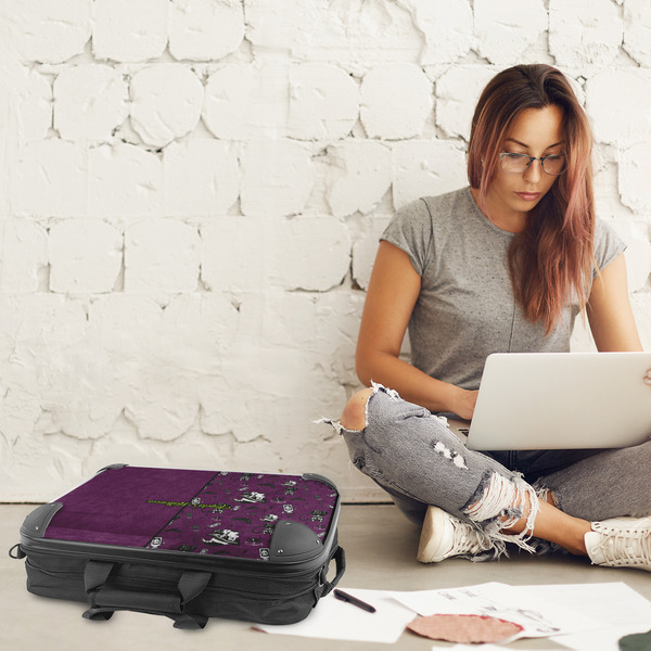 Witches On Halloween 18" Laptop Briefcase - LIFESTYLE
