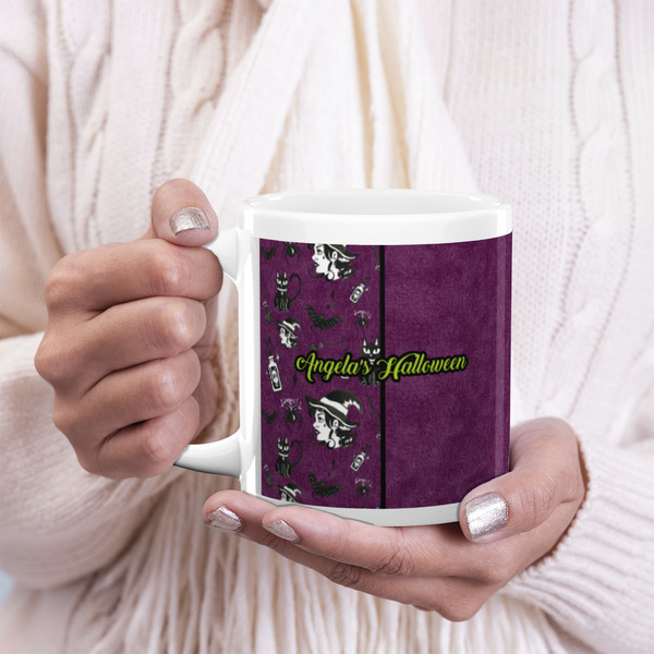 Witches On Halloween 20oz Coffee Mug - LIFESTYLE