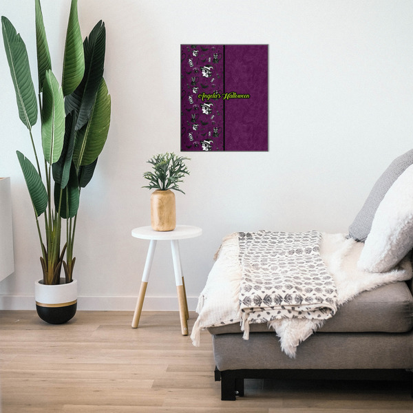 Witches On Halloween 20x24 Wood Print - In Context