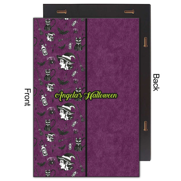 Witches On Halloween 20x30 Wood Print - Front & Back View