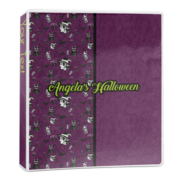 Custom Witches On Halloween 3-Ring Binder - 1 inch (Personalized)