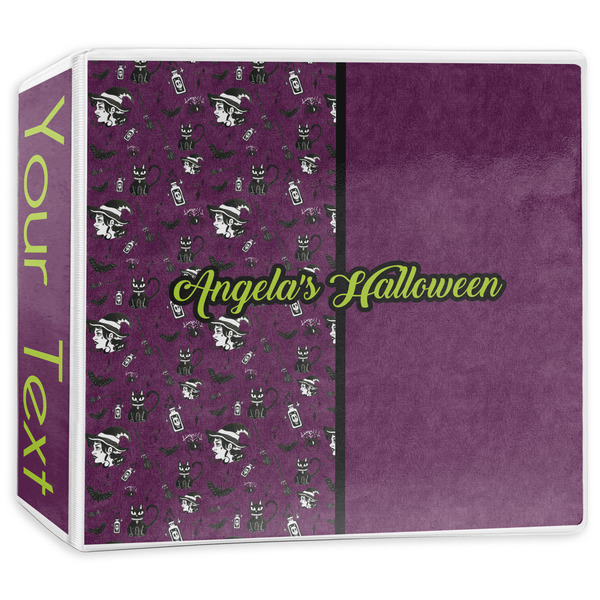 Custom Witches On Halloween 3-Ring Binder - 3 inch (Personalized)