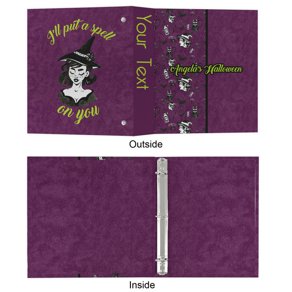 Witches On Halloween 3 Ring Binders - Full Wrap - 1" - APPROVAL