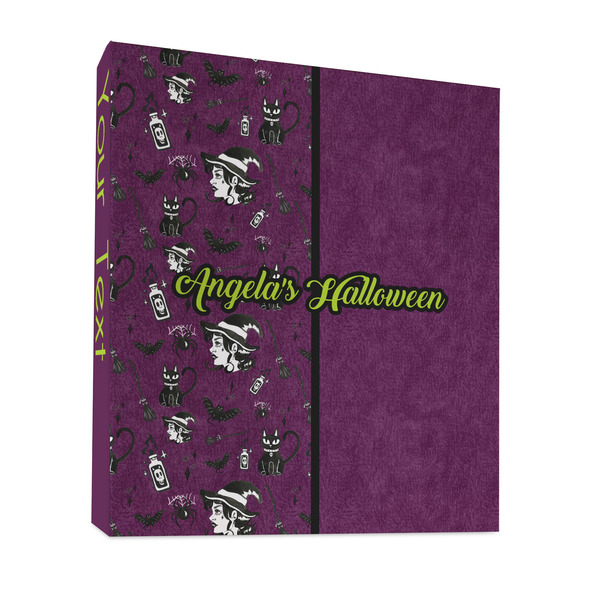 Custom Witches On Halloween 3 Ring Binder - Full Wrap - 1" (Personalized)