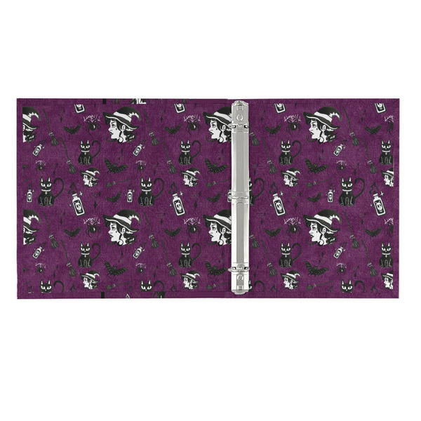 Witches On Halloween 3 Ring Binders - Full Wrap - 1" - OPEN INSIDE