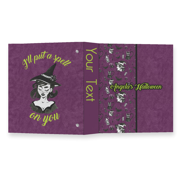 Witches On Halloween 3 Ring Binders - Full Wrap - 1" - OPEN OUTSIDE