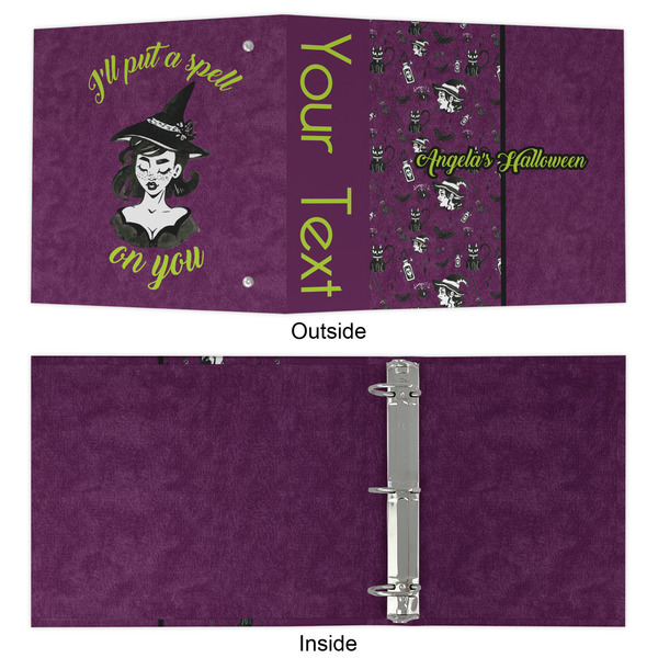 Witches On Halloween 3 Ring Binders - Full Wrap - 2" - APPROVAL