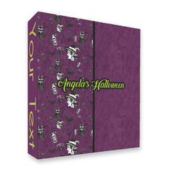 Witches On Halloween 3 Ring Binder - Full Wrap (Personalized)
