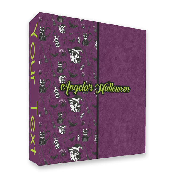 Custom Witches On Halloween 3 Ring Binder - Full Wrap - 2" (Personalized)