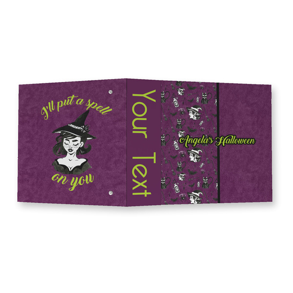 Witches On Halloween 3 Ring Binders - Full Wrap - 2" - OPEN OUTSIDE