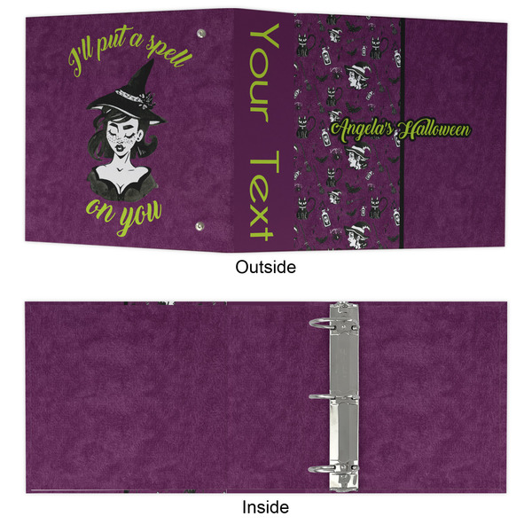 Witches On Halloween 3 Ring Binders - Full Wrap - 3" - APPROVAL