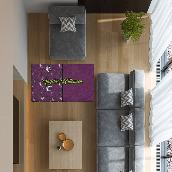 Witches On Halloween 3'x5' Indoor Area Rugs - IN CONTEXT