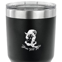 Witches On Halloween 30 oz Stainless Steel Tumbler - Black - Double Sided (Personalized)