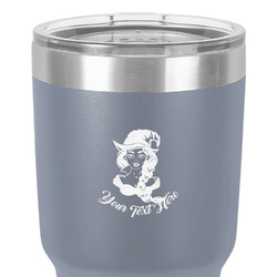 Witches On Halloween 30 oz Stainless Steel Tumbler - Grey - Single-Sided (Personalized)