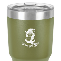 Witches On Halloween 30 oz Stainless Steel Tumbler - Olive - Single-Sided (Personalized)
