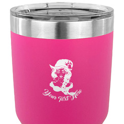 Witches On Halloween 30 oz Stainless Steel Tumbler - Pink - Double Sided (Personalized)