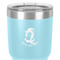 Witches On Halloween 30 oz Stainless Steel Ringneck Tumbler - Teal - Close Up