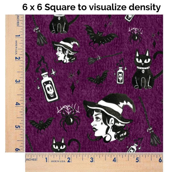 Witches On Halloween 6x6 Swatch of Fabric