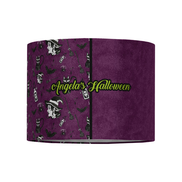 Witches On Halloween 8" Drum Lampshade - FRONT (Fabric)