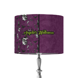 Witches On Halloween 8" Drum Lamp Shade - Fabric (Personalized)