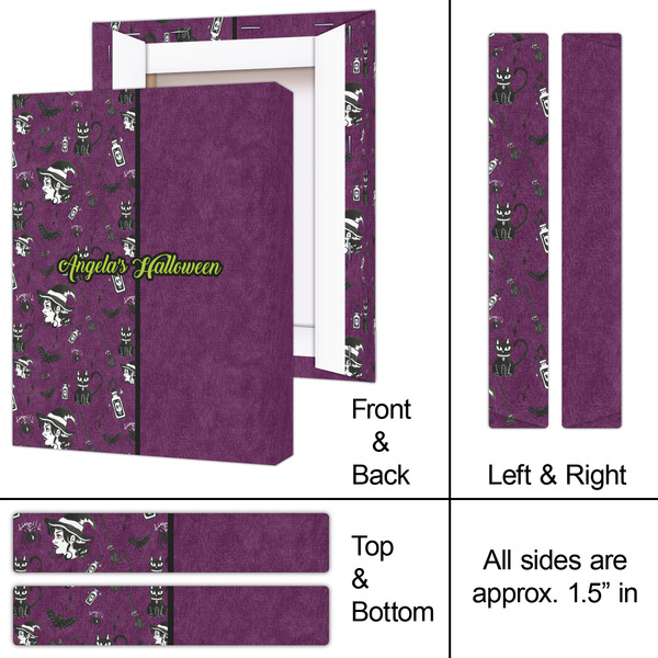 Witches On Halloween 8x10 - Canvas Print - Approval