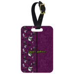 Witches On Halloween Metal Luggage Tag w/ Name or Text