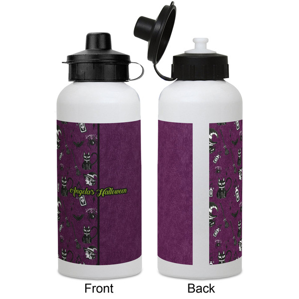 Witches On Halloween Aluminum Water Bottle - White APPROVAL