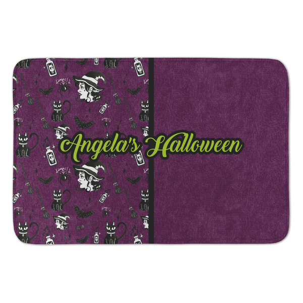 Custom Witches On Halloween Anti-Fatigue Kitchen Mat (Personalized)