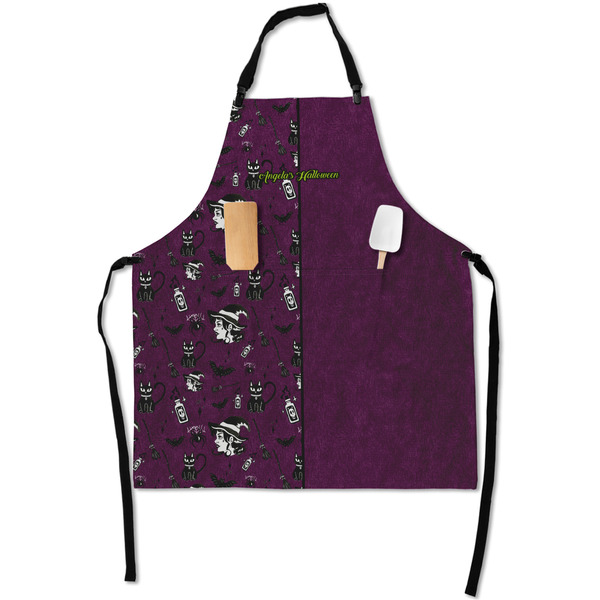 Witches On Halloween Apron - Flat with Props (MAIN)