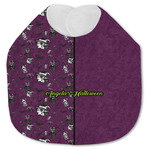 Witches On Halloween Jersey Knit Baby Bib w/ Name or Text