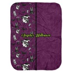 Witches On Halloween Baby Swaddling Blanket (Personalized)