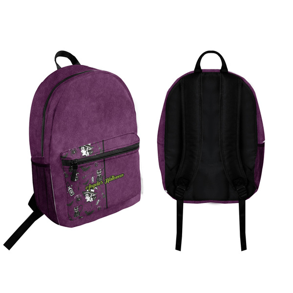 Witches On Halloween Backpack front and back - Apvl
