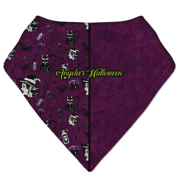 Custom Witches On Halloween Bandana Bib (Personalized)
