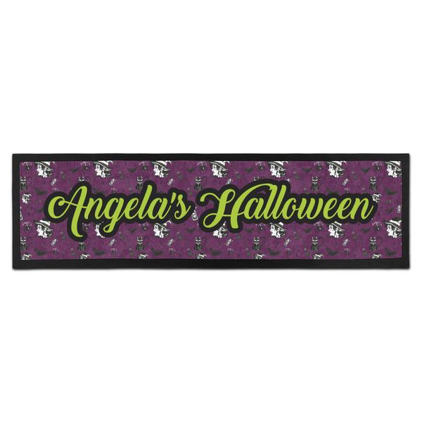 Custom Witches On Halloween Bar Mat - Large (Personalized)