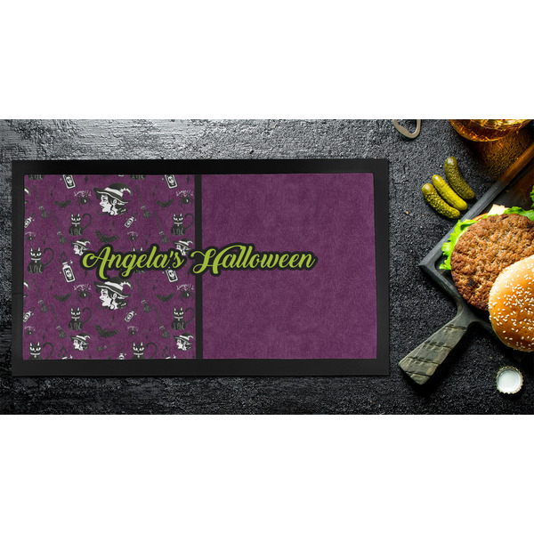 Witches On Halloween Bar Mat - Small - LIFESTYLE