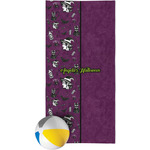 Witches On Halloween Beach Towel (Personalized)