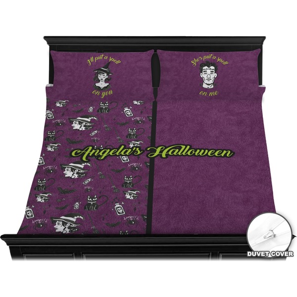 Witches On Halloween Bedding Set (King) - Duvet
