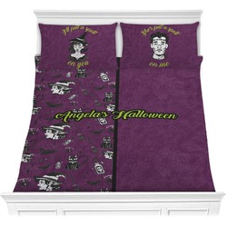 Witches On Halloween Comforter Set - Full / Queen (Personalized)