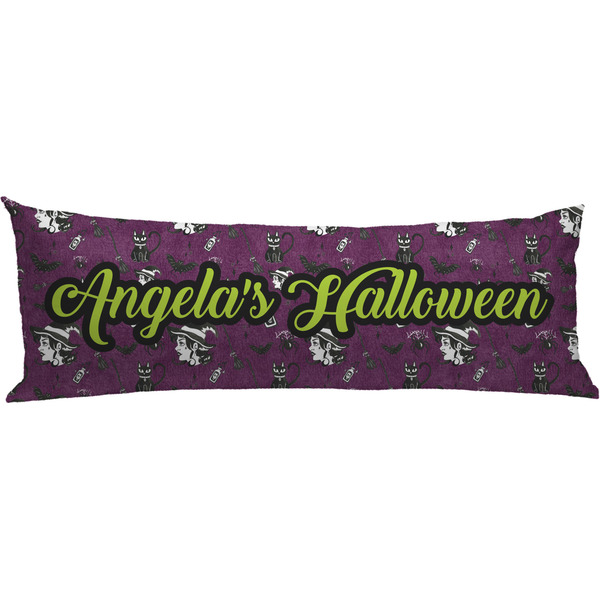 Custom Witches On Halloween Body Pillow Case (Personalized)