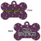 Witches On Halloween Bone Shaped Dog ID Tag - Large - Approval