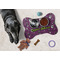 Witches On Halloween Bone Shaped Mat w/ Food & Water