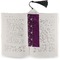 Witches On Halloween Bookmark with tassel - In book