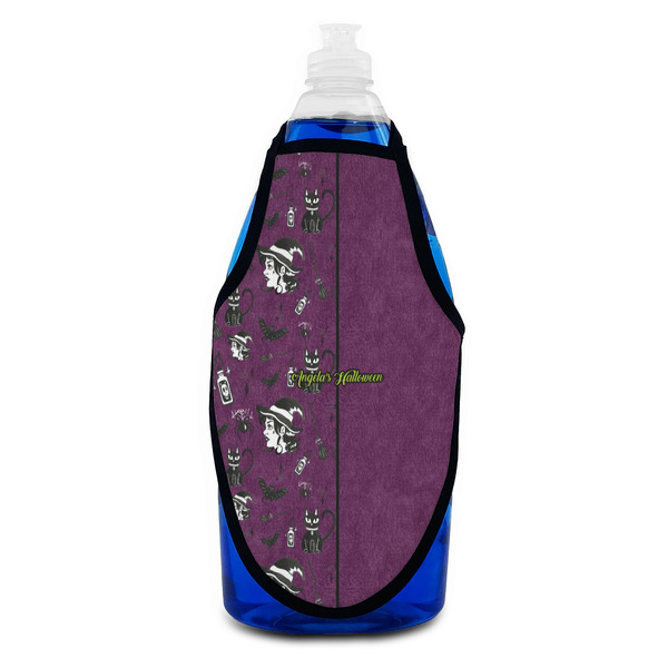 Witches On Halloween Bottle Apron - Soap - FRONT