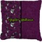 Witches On Halloween Burlap Pillow 16"