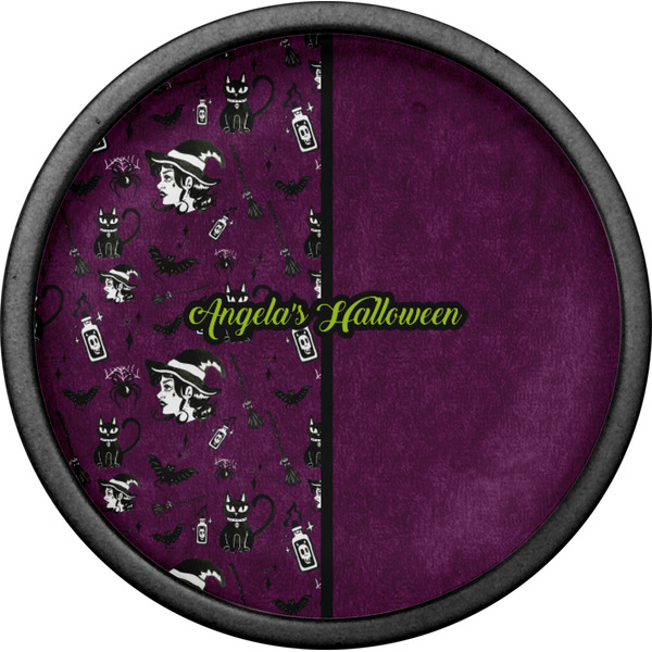 Witches On Halloween Cabinet Knob - Black - Front