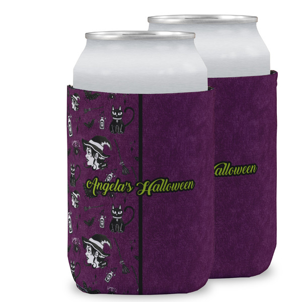 Custom Witches On Halloween Can Cooler (12 oz) w/ Name or Text