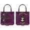Witches On Halloween Canvas Tote - Front and Back