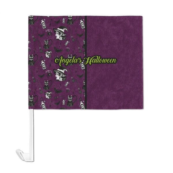Witches On Halloween Car Flag - Large - FRONT