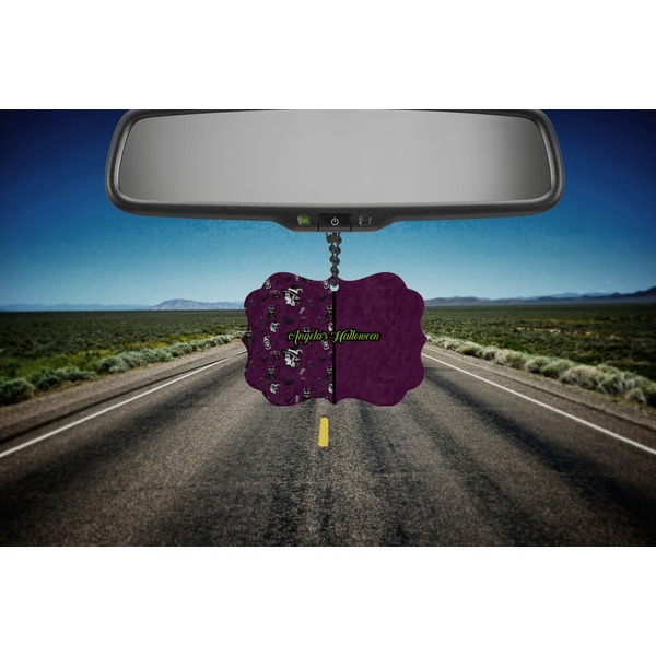 Witches On Halloween Car Ornament (Road)