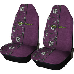Witches On Halloween Car Seat Covers (Set of Two) (Personalized)
